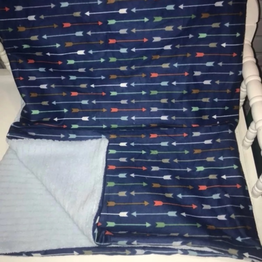 Blue Arrow Blanket